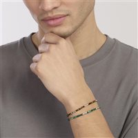 Bracciale Mabina Uomo Geo in Argento Occhio di tigre 534151 - 534151